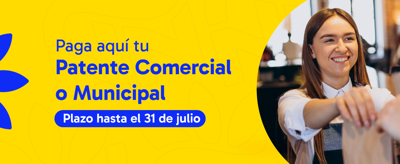 Paga tu patente comercial