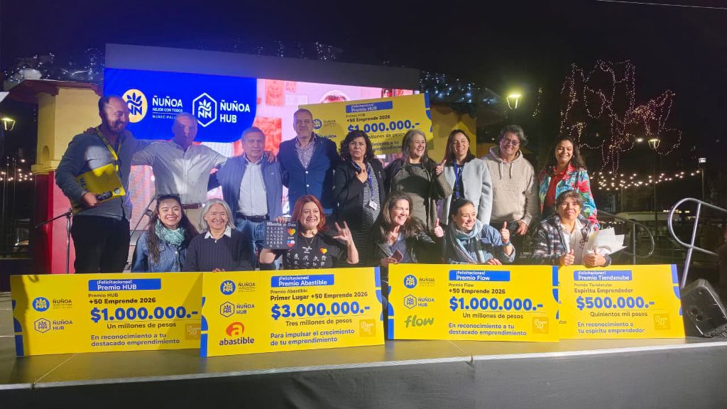 Ñuñoa premió el talento y la experiencia de emprendedores en nueva edición de +50 Emprende